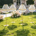 lampadaire moderne or 100 110 120 130 cm base incluse événements mariage