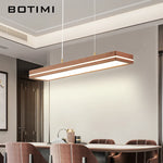 lampe suspendue moderne pendentif bois blanc texture naturelle chambre salon étude