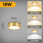 plafonniers led or modernes 5w 10w 15w blanc chaud neutre froid contemporains