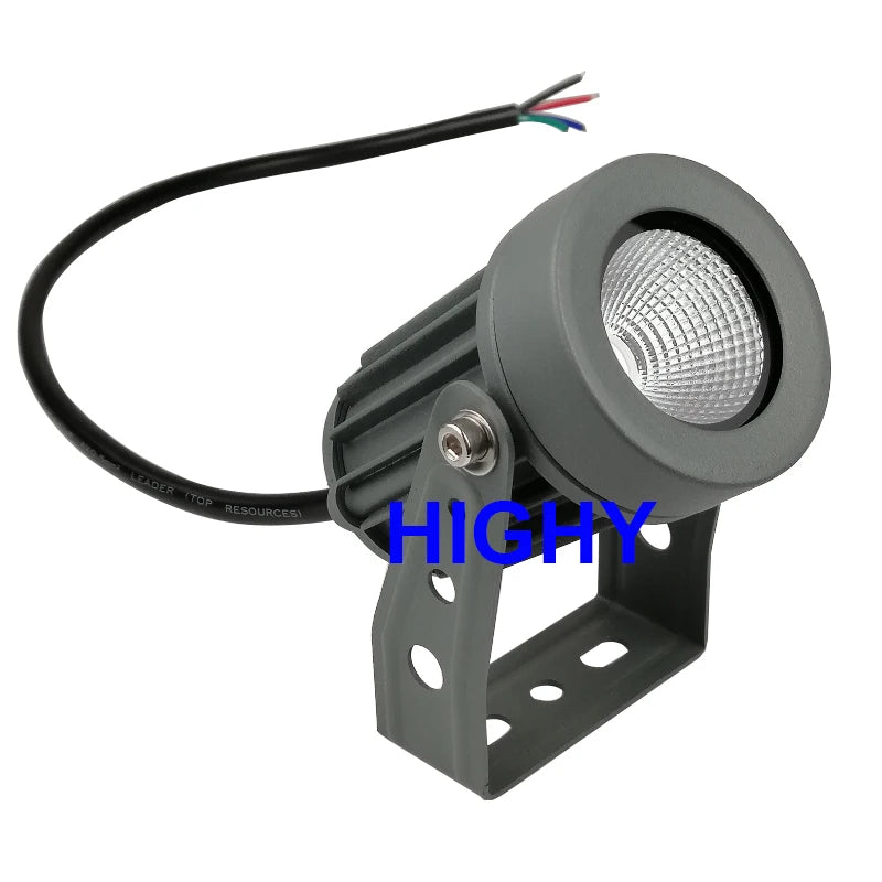 projecteur led extérieur rgb ip65 moderne 12v gris mat éclairage jardin led lignes controle