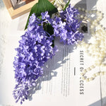 décoration intérieure bouquet artificiel lilas violet rose blanc 75cm naturel