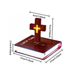 lampe décorative croix arc ciel livre bible lumineuse moderne rotation réglage lumière