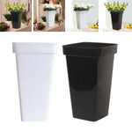Pot fleurs moderne vase plancher bouquets décoration table blanc noir multifonctionalité