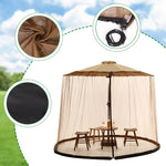 moustiquaire polyester extérieure patio camping voyage beige maille fine moderne