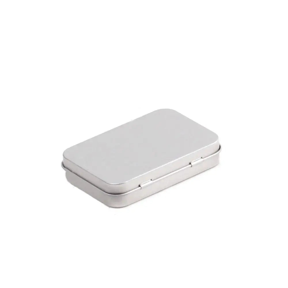 boîte métallique réutilisable noir mat classique rangement ongles artificiels respectueux environnement transparent fil écouteur