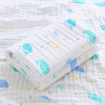 serviette bain bébé coton fruits animaux motifs blancs drap épaissi imprimé enfantin 90x70cm