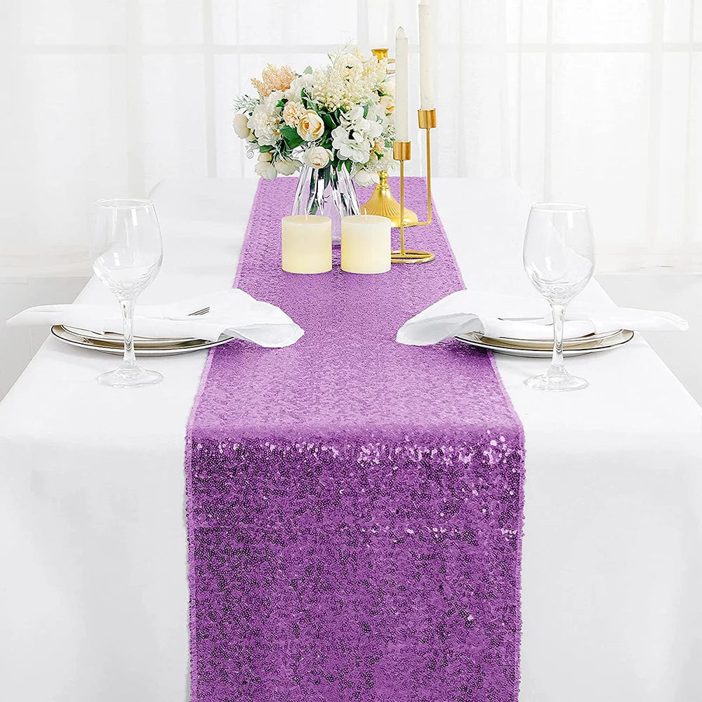 nappe table sequins festive mariage anniversaire élégante événementielle dorées festif