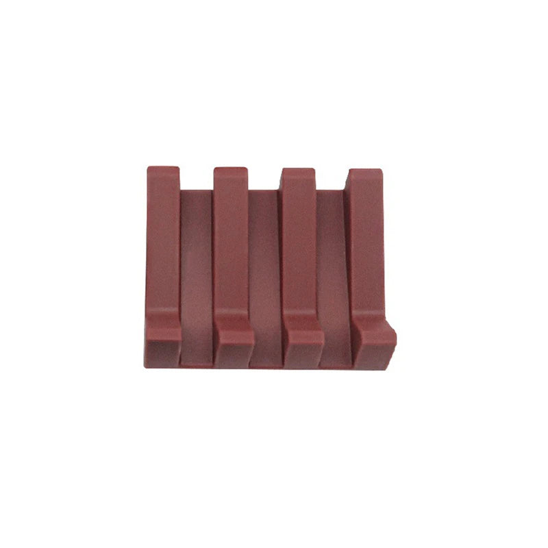 support savon silicone violet gris moderne egouttoir incline blanc vert bleu rose