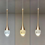 suspension lumineuse or transparente bubbles moderne ampoule câble led chambre salon restaurant