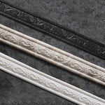 bordure murale adhésive 3d relief floral 230cm classique décorative decoration