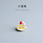 figurines animaux mignonnes résine strawberries fruits décor maison kawaii blanc rose beige rouge cartoon