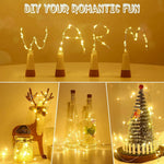 guirlande lumineuse led blanc cuivre moderne décoration intérieure adhésive rechargeable usb