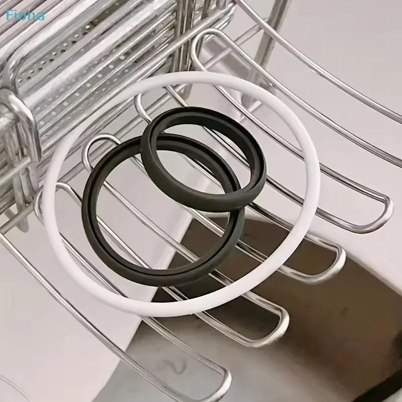 porte savon argenté moderne clips cuisine salle bain rangement accessoire toiletté métal durable