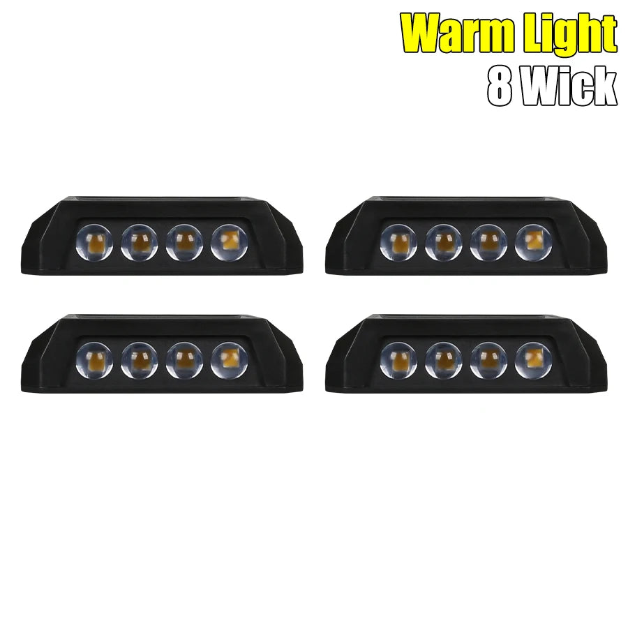 applique murale solaire led panneau cellules bleues adhésif moderne nuit jardinextérieur