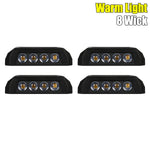 applique murale solaire led panneau cellules bleues adhésif moderne nuit jardinextérieur