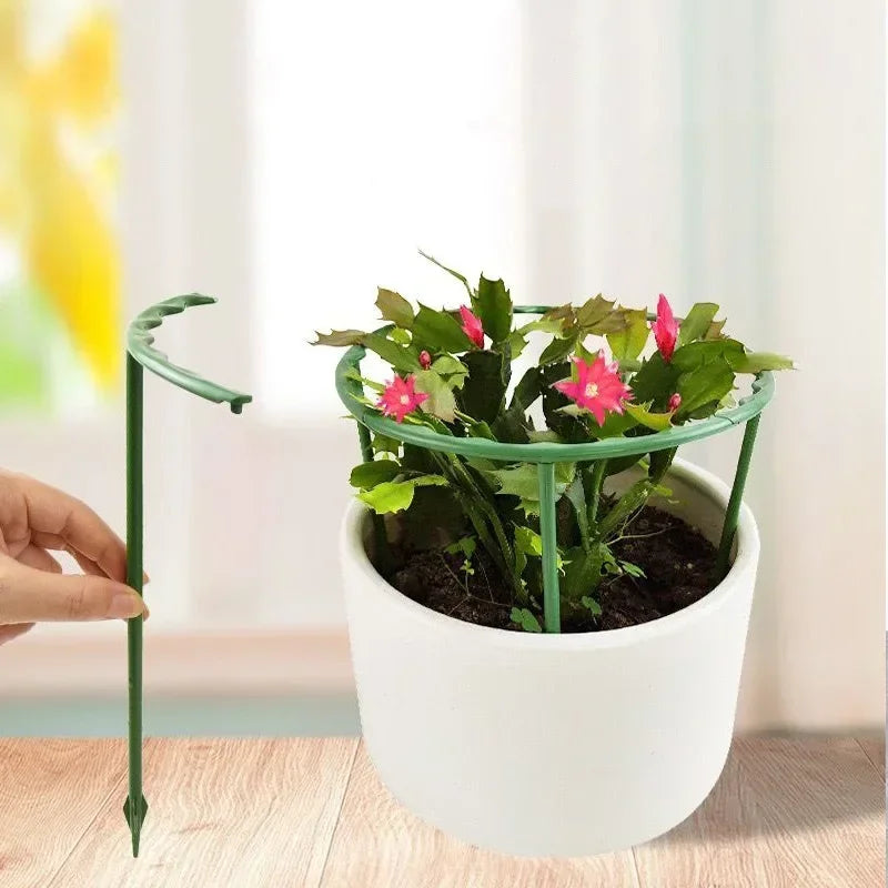 support plantes vert clips moderne arrangement fleurs tige fixation jardinextérieur