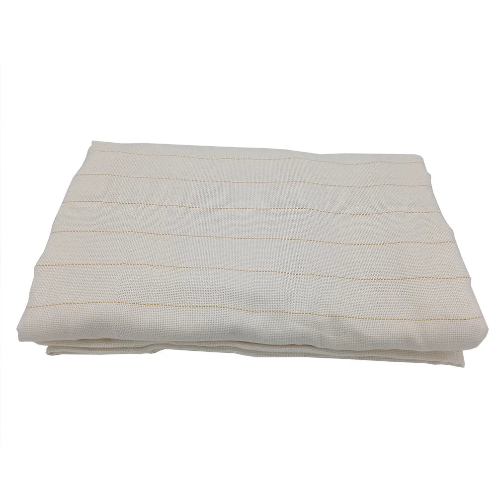 serviette coton blanc rayures dorées classique 1m 5m abrasion résistance tufting cloth