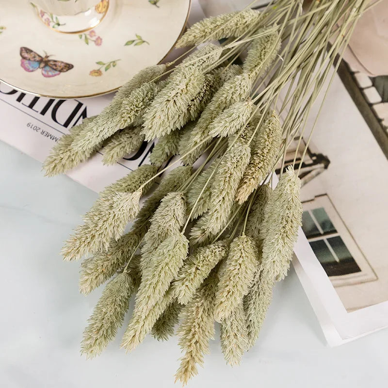 bouquet fleurs séchées blanc naturel rustique décoration intérieure anniversaire mariage pendaison crémaillère anneaux métalliques