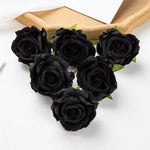 fleurs artificielles roses soie feuilles vertes décoration mariage fête maison scrapbooking