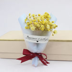 bouquet fleurs séchées violet rose rouge jaune moderne élégant décoration photo mariage anniversaireintérieur