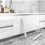 film autocollant décoratif marbre gris moderne résistant humidité anti moisissure respectueux environnement