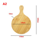 planche découper bois clair grain naturel fourchette couteau classique service pizza steak collation