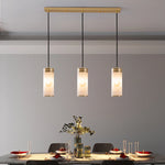 suspension lumineuse marbre moderne blanc doré réglable e27 led chambre salon