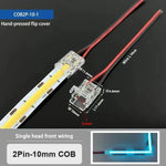 connecteurs led blanc jaune vert bleu 5v 48v 5mm 8mm 10mm clips transparents modernes