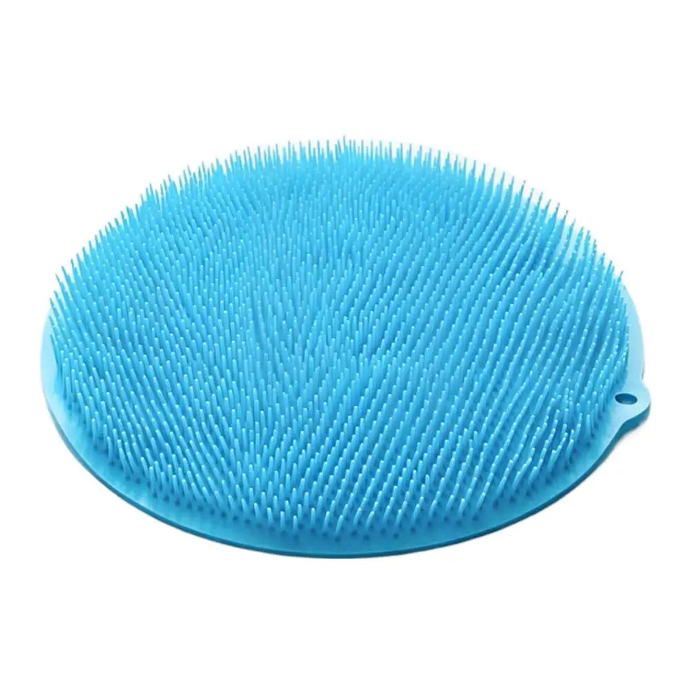 tapis bain nettoyage pieds rose vert violet bleu pointes ergonomique adhésif 26cmx26cm