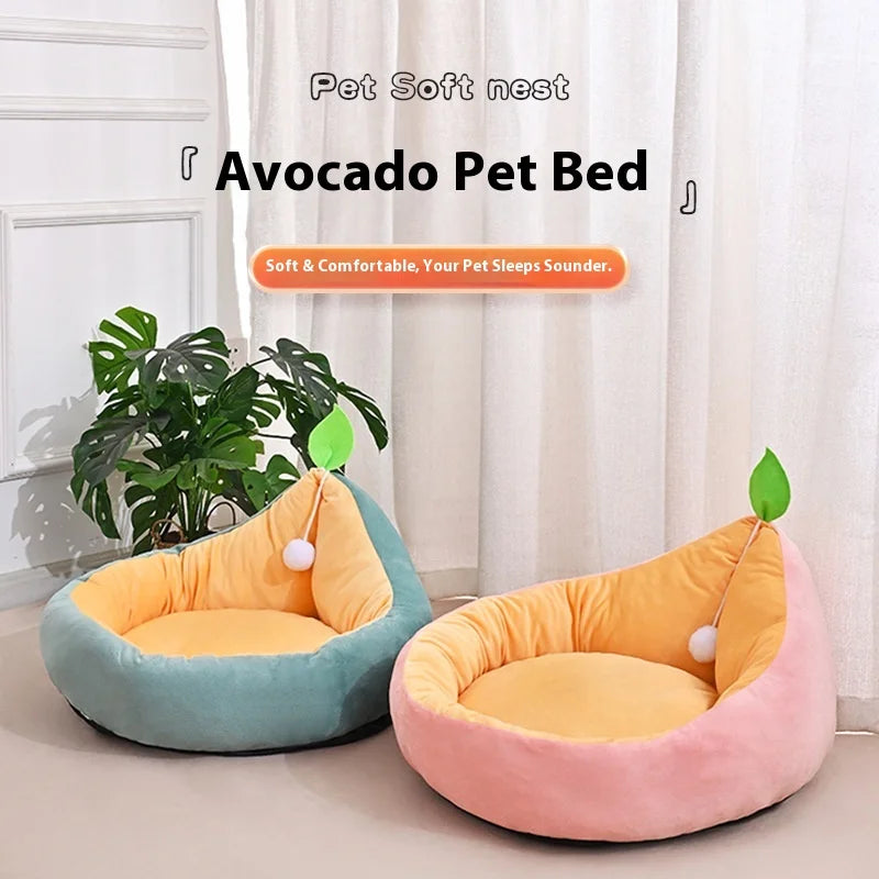 lit animal orange vert pastel velours doux moderne confortable peluche coussin doux base solide