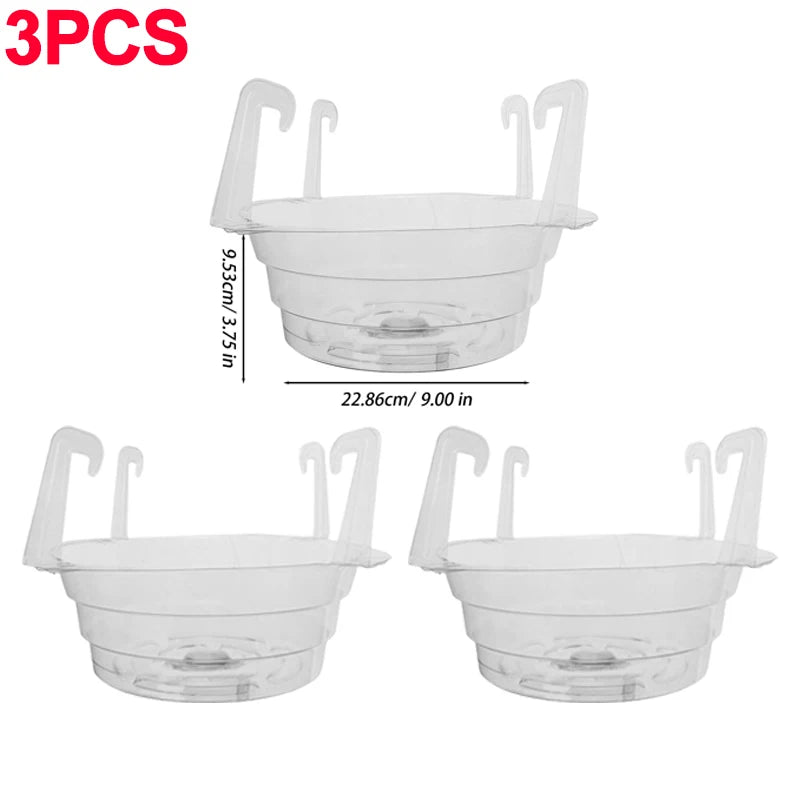 support plante suspendue transparent moderne rainuré chaîne métallique jardin décoration fleur