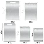 planches découper acier inoxydable moderne polyvalentes antibactériennes double face facile nettoyer lisse brossée versatile