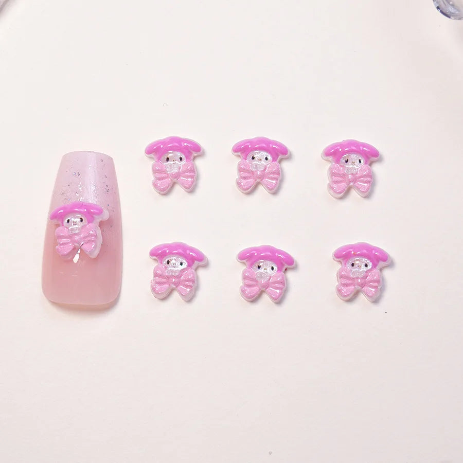 mini breloques résine hello kitty pomponpurin figurines décoratives personnages mignons rubans scrapbooking artisanal DIY