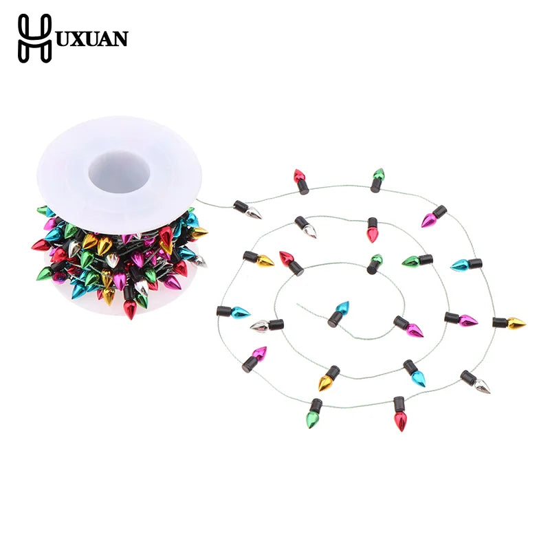 guirlande lumineuse multicolore conique brillante adhésive moderne festif noël maison