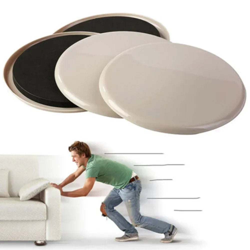 protecteurs meubles adhésifs rond beige noir antirayures tapis sol moderne