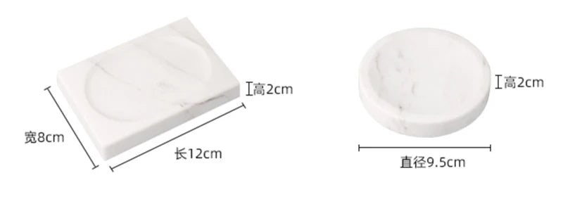 support savon moderne marbre blanc noir vert salle bain eco friendly
