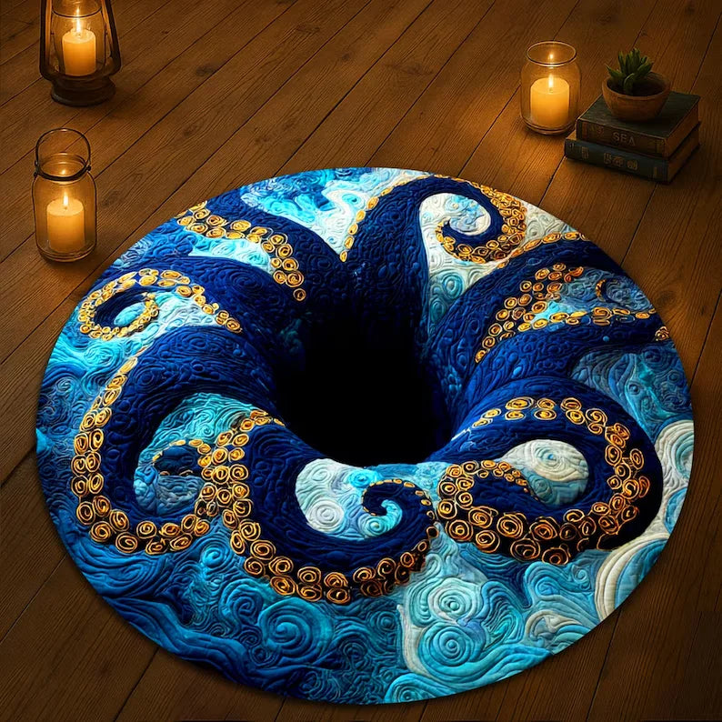 tapis rond dragon livres bibliothèque moderne salon chambre décoration extérieur salle bain