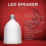 haut parleur bluetooth led portable veilleuse sans fil musique moderne électronique télécommande inclusion aztan