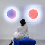 lampe murale led moderne couleur blanche bleue rose violet contemporaine fixée mur éclairage quotidien