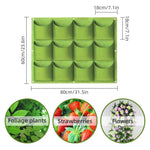 sacs culture plantes mur vert moderne 50x100cm 49 poches