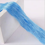 rideaux decoratifs coeurs translucides romantique barre couleurs rouge rose bleu violet blanc
