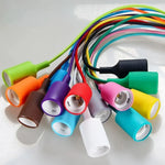ampoule suspendue moderne minimaliste rouge noir gris blanc bleu vert.orange violet rose marron
