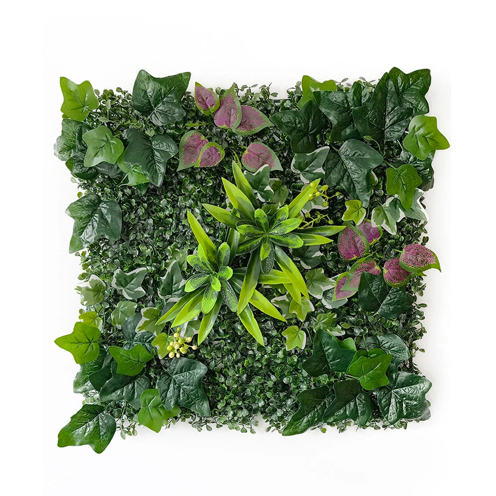 décoration intérieure mur végétal artificiel feuilles fleurs moderne naturel extérieur accroché vert blanc rouge
