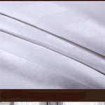 drap lit blanc rayures horizontales 100 coton hypoallergénique durable classique adultes