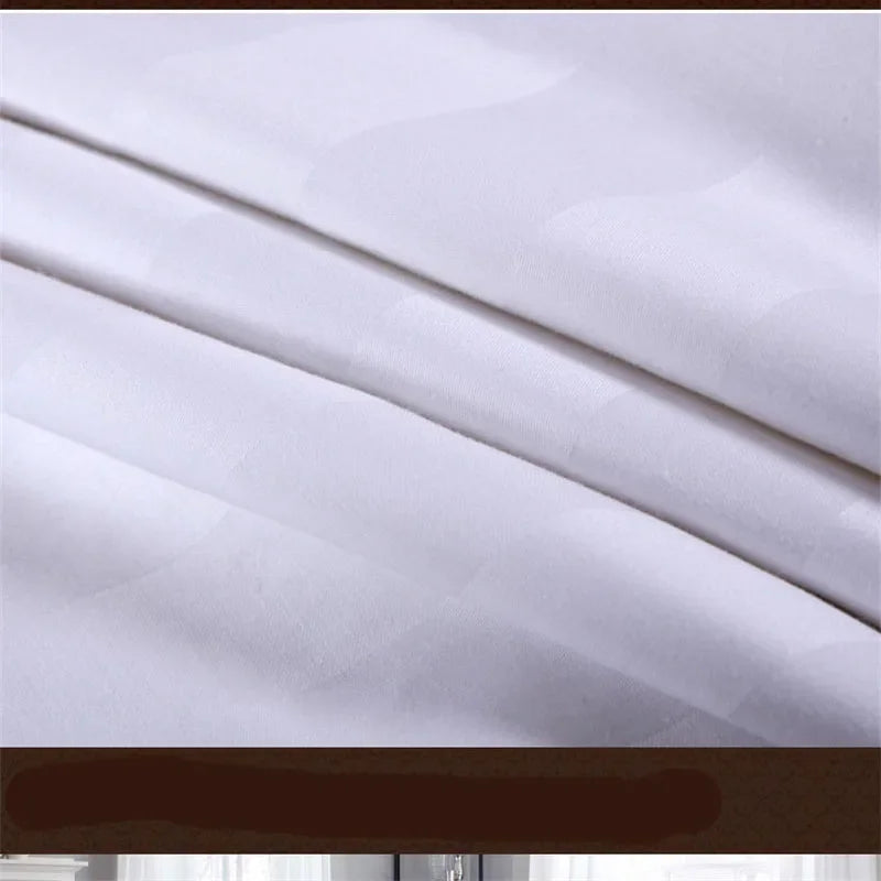 drap lit blanc rayures horizontales 100 coton hypoallergénique durable classique adultes