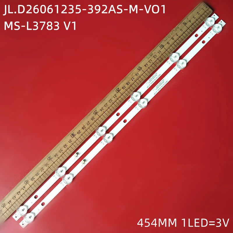 bande led blanc moderne connecteur x2149 indicateurs polarité étiquettes référence 454mm longueur