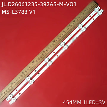 bande led blanc moderne connecteur x2149 indicateurs polarité étiquettes référence 454mm longueur