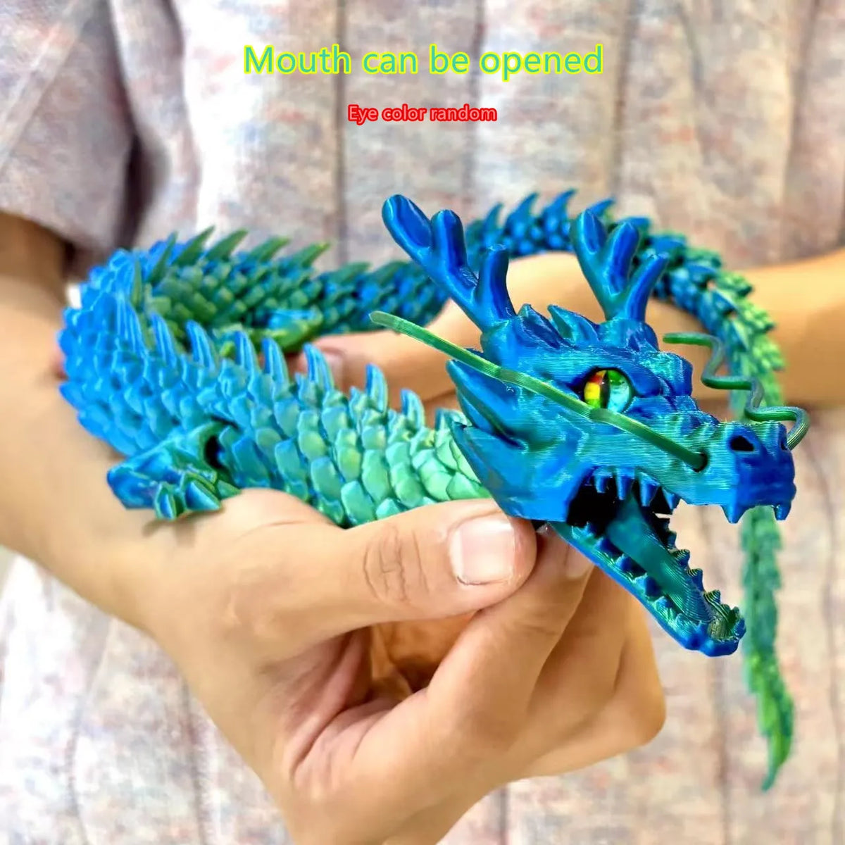 figurine dragon violet bleu vert brillante décoration fantaisie détaillée maison