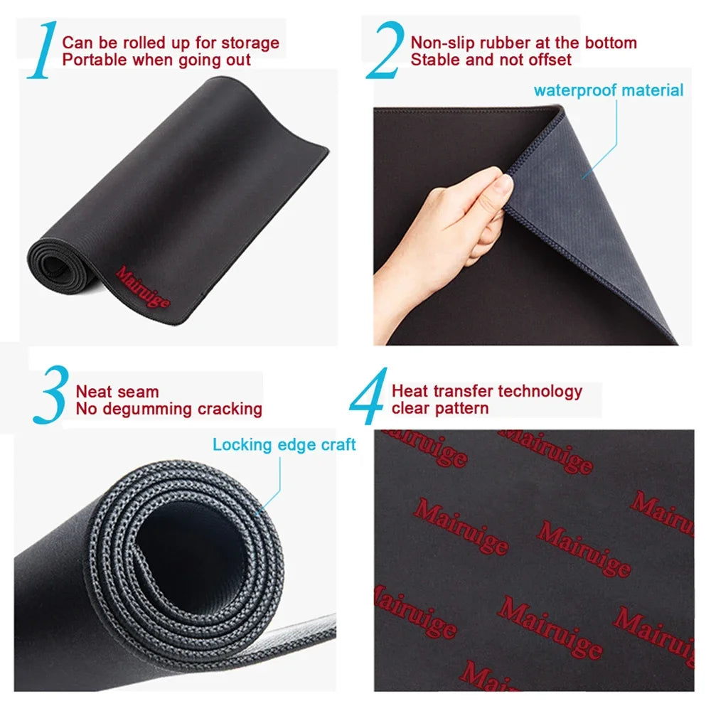 tapis souris gaming taille grande épaisseur 2mm 3mm 4mm 5mm motif ethnique moderne