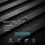 panneaux muraux décoratifs 3d noirs modernes 11.8x11.8 inches pack 30 imperméables pvc